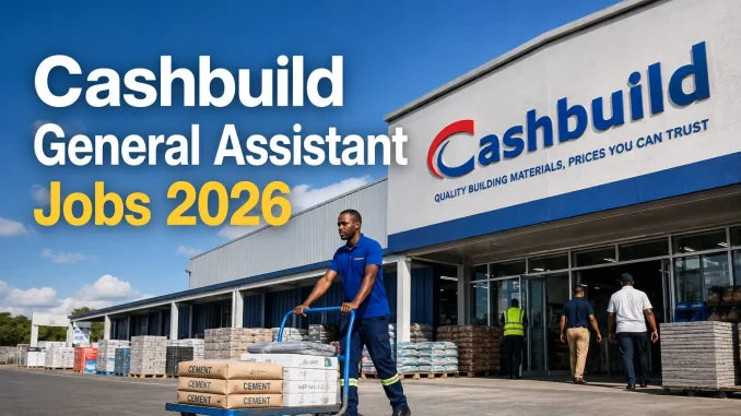 Cashbuild General Assistant Job 2026